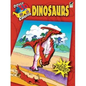  Dover Publications Dinosaurs Coloring Book 3D Toys 