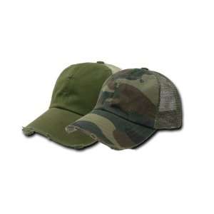   Camouflage Vintage Washed Adjustable Mesh Trucker Baseball Cap Hat