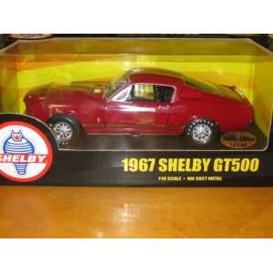  1967 Shelby G.T. 500 Red Diecast 118 Scale American 