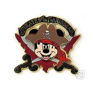 Disney Pirates of the Caribbean Mickey Mouse Pin