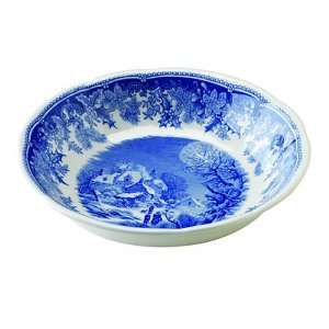  Spode Winters Eve Blue 6 1/4 Inch Cereal Bowl