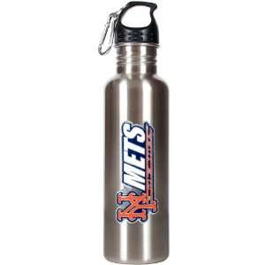  New York Mets 26oz Stainless Steel Water Bottle (Silver 