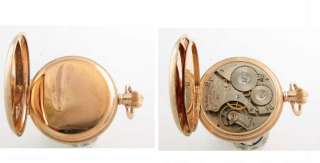 Mint 14k Gold Waltham 7J Deco Pocket Watch 1930  