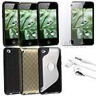 Case Cover+Film+Hea​dphone For iPod touch 4 4th G Gen