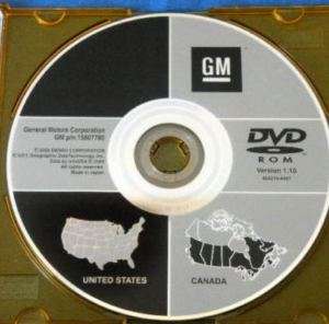 2007 GMC YUKON DENALI SIERRA GPS Navigation DVD vr 1.10  