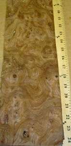 Carpathian Elm Burl wood veneer 5 x 18 with no backing (raw veneer 