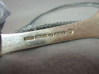Codan Mexico Sterling Childs Spoon Knife Enamel STARS  