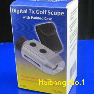 New Digital Pocket 7x Golf Range Finder Golf Scope + Bag  