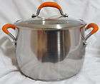 new rachael ray stainless steel 8 qt stockpot w lid