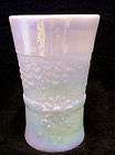   opalescent white carnival harvest of wheat tumbler glass expedited