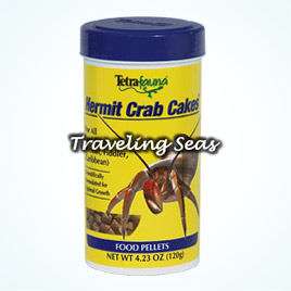 Tetra Hermit Crab Cakes Fiddler Caribbean Crab Food 4.23oz  