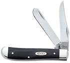 CASE XX KNIVES BLACK G 10 MINI TRAPPER KNIFE #6233 USA MINT NEW IN BOX 