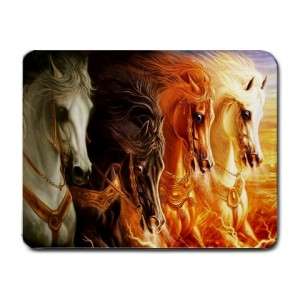 Four Fantasy Horses Mystica Large Mouse Pad MousePad  