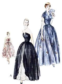 53 DEBUTANTE GOWN PATTERN FOR ALL SIZE DOLLS  