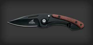 GERBER Pocket Knife Trendy Framelock 3 Closed Black Coat Pear Wood 