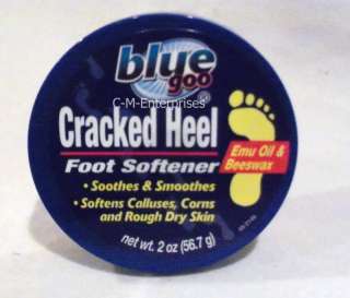 Blue Goo Cracked Heel Skin Softner 2 oz  