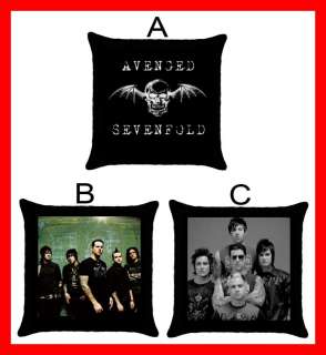 Avenged Sevenfold Rock Band Throw Pillow Case #Pick 1  