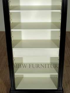 Solid Dark Brown 7Ft Open Bookcase Bookshelf w/ Drawer nw004db  