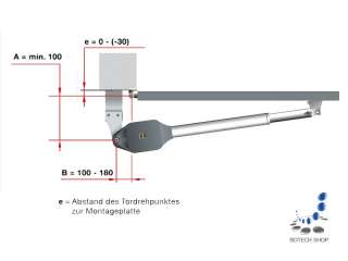 Set Drehtorantrieb 2 flg. Hörmann RotaMatic P 2 SK  