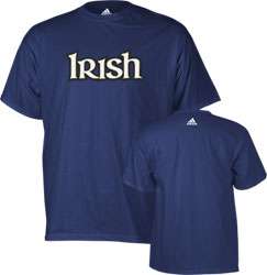 Notre Dame Fighting Irish Navy adidas Dot Mark T Shirt 