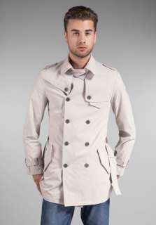 SHADES OF GREY BY MICAH COHEN Cain Trench Coat in Stone at Revolve 
