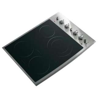 CleanDesign 30 in. Smooth Surface Electric Cooktop in Stainless Steel