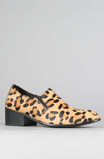 Ego and Greed The Charlotte Shoe in Leopard Fur  Karmaloop 
