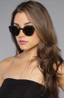 Super Sunglasses The Lucia Sunglasses in Black Translucent  Karmaloop 