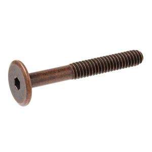 Crown Bolt 1/4 In. X 50mm Bronze Steel Narrow Connector Bolts (4 Pack 