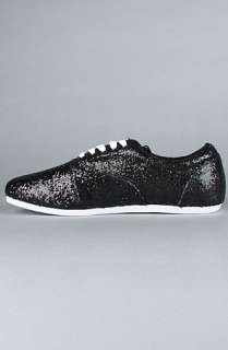 Study The Glitter Drop Sneaker in Black  Karmaloop   Global 