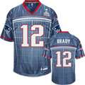 New England Patriots Youth Reebok Tom Brady #12 Super Bowl Replica 