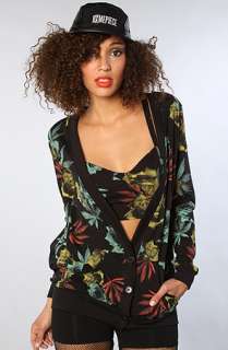 Dimepiece Designs The Weed and Roses Cardigan  Karmaloop   Global 