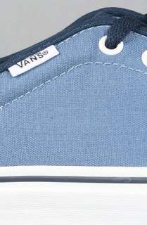 Vans The 106 Vulcanized Sneaker in Captains Blue True White 