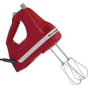 KitchenAid 5 Speed Ultra Power Hand Mixer in Empire Red KHM5APER at 