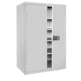   Coded Steel Cabinet Dove Gray Color, 36 in. W x 24 in. D x 78 in. H