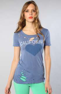 Chaser The California Love Destroyed Slouchy Tee  Karmaloop 