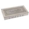 Kapselbox, für 25 Nespressokapseln, Holz, mit Glasdeckel  