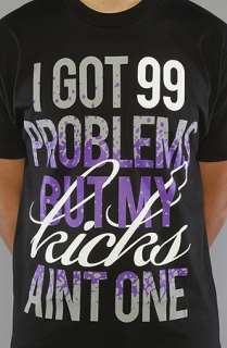 Sneaktip The 99 Problems Neon Splash Tee in Black Purple  Karmaloop 