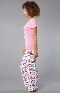 Hello Kitty Intimates The Lovely Warmth PJ in Pink and Multi 