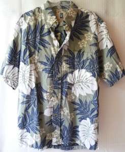 Mens Hawaiian Island Shirt Casual Small S Kahala Hawaii  