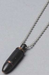 Bullets2Bandages 9mm Tiger Bronze Bullet Necklace and Dog Tag 