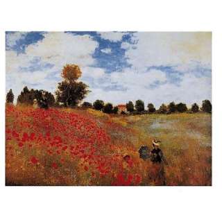 Claude Monet   Mohnwiese (8102) Poster Kunstdruck (100 x 70cm)  