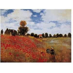 Claude Monet   Mohnwiese (8102) Poster Kunstdruck (100 x 70cm)  