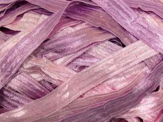 Lot of 6 Skeins ICE RIBBON Hand Knitting Yarn Lilac Shades  
