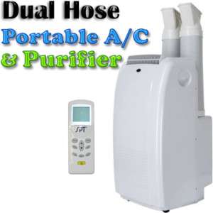 Portable Air Conditioner AC Dehumidifier, Dual Hose A/C  