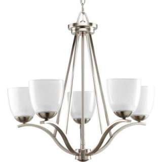 Lakeshore Collection Brushed Nickel 5 light Chandelier
