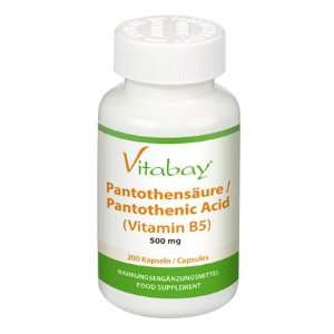 Pantothensäure (Vitamin B5) Magensaftresistent 500 mg 200 Kaps 