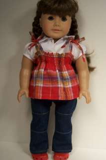 4pc RED Doll Clothes w/Duc Shoes For AMERICAN GIRL♥  