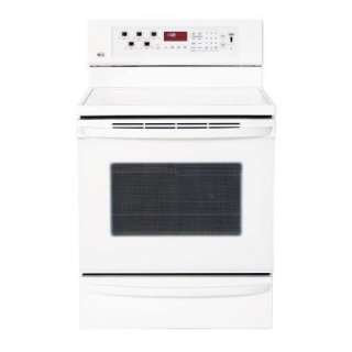   30 in. Self CleaningFreestanding Electric Convection Range in White