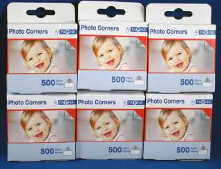 3000 Stück Fotoecken (Photo Corners) Fotokleber  